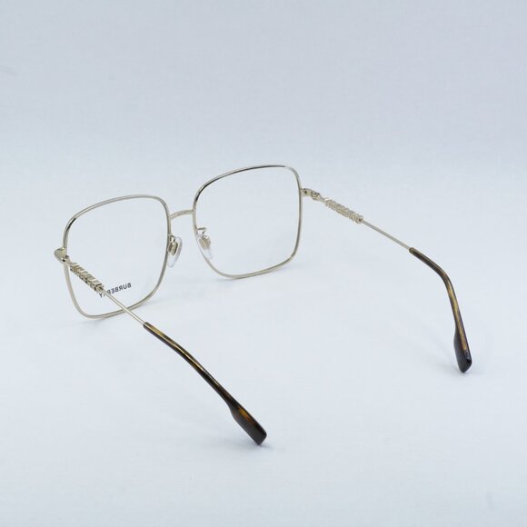 🕶️ New Burberry BE1378D 1109 Eyeglasses - Light Gold Frame 57mm - Picture 3 of 10